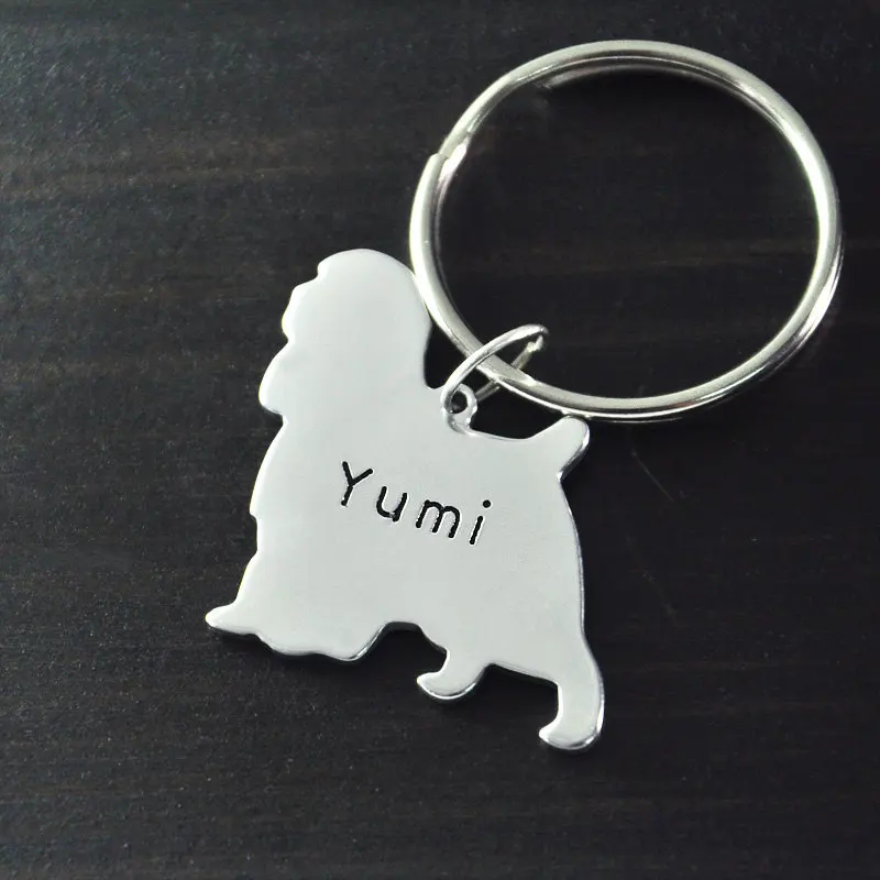 Спрингер спаниель брелок для собак ключей из сплава ручной резки подвеска |