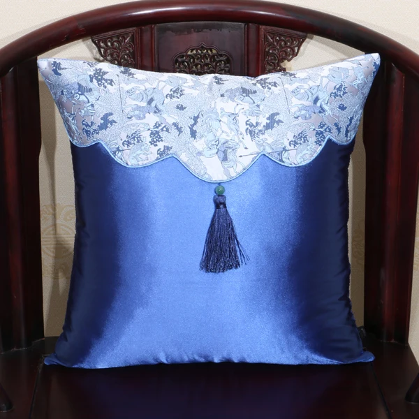 Винтажный китайский чехол с кисточками в стиле пэчворк украшение для дивана