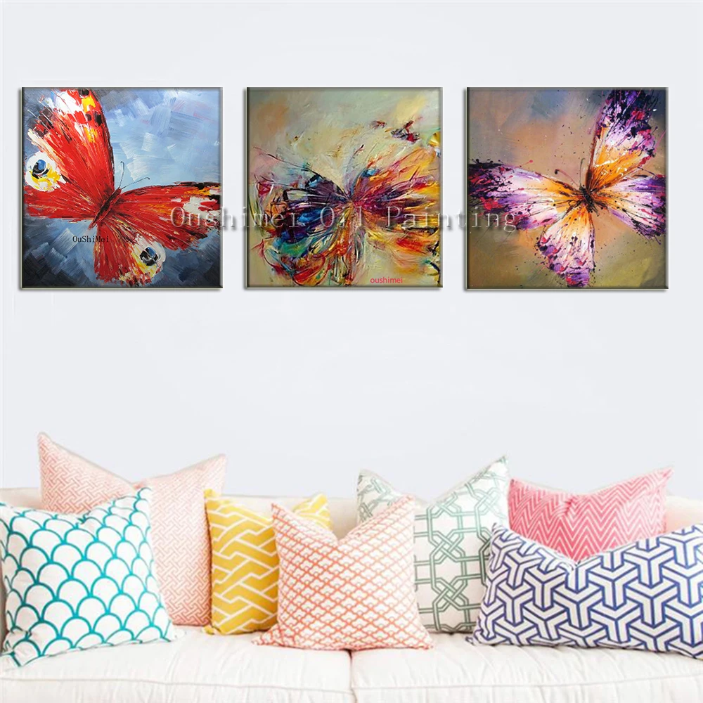 Ручная роспись животных картина маслом для комнаты Настенные картины