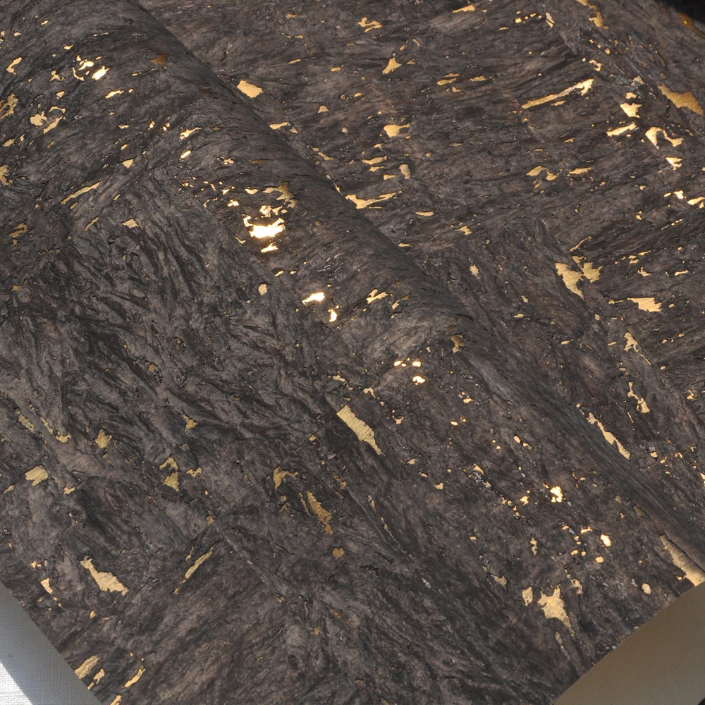 Пробковые обои золотого и черного цвета для дома офиса гостиной клуба со