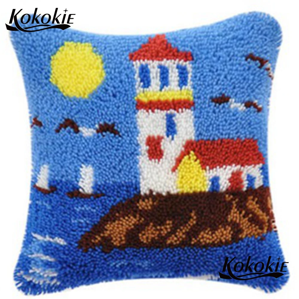 Наборы подушек для вышивки крестиком наборы изготовления ковровых покрытий с