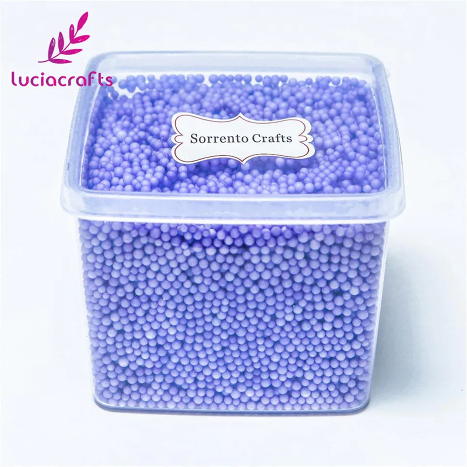 Lucia crafts 1 кор./лот(около 15000 шт.) 2-4 мм Мини пенопластовые шарики для свадьбы/вечерние для художественного оформления ногтей, ручная работа аксессуары Z0201