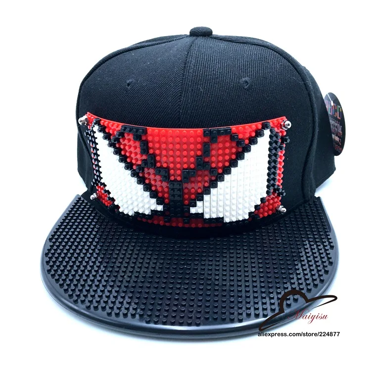18 Мода Супер Марио мозаика настроить Snapback DIY Marie brick полями на заказ для шляпы хип-хоп Snapback шляпа бейсбольная Кепка - Цвет: 18