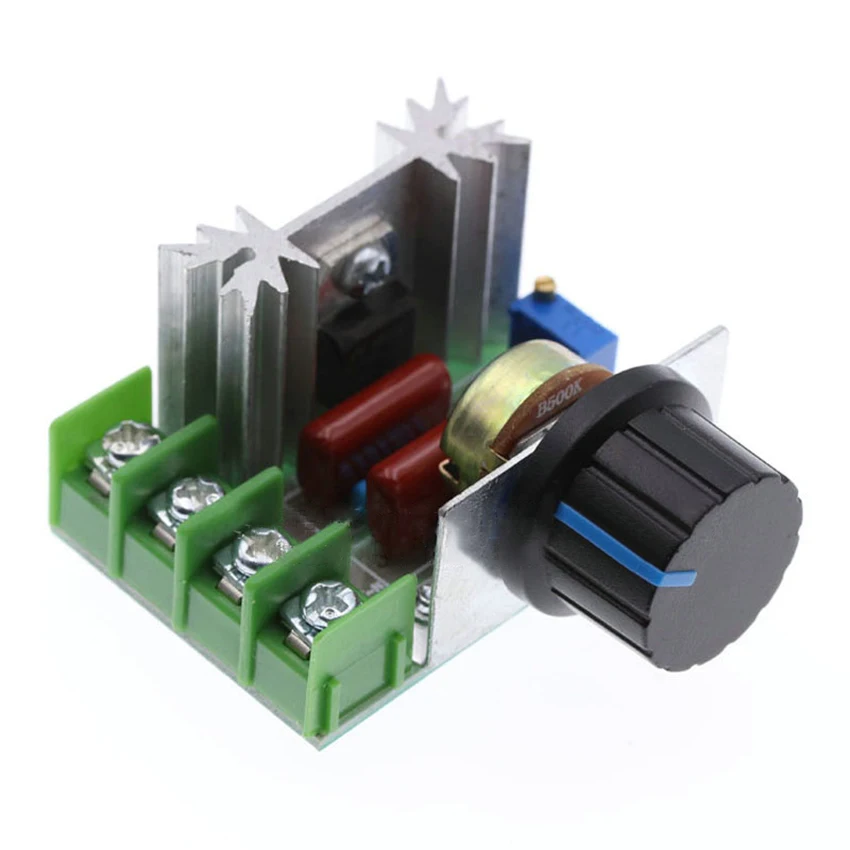 Высокомощный электронный Тиристор 2000 Вт регулятор напряжения переменного тока