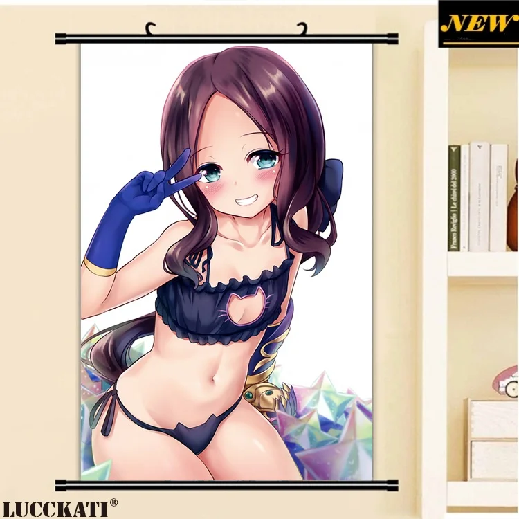 40X60 см Fate grand order Fate/go Fgo Сексуальная лоли калочка мультфильм аниме Искусство Настенная картина плакат прокрутка Ткань Холст Живопись