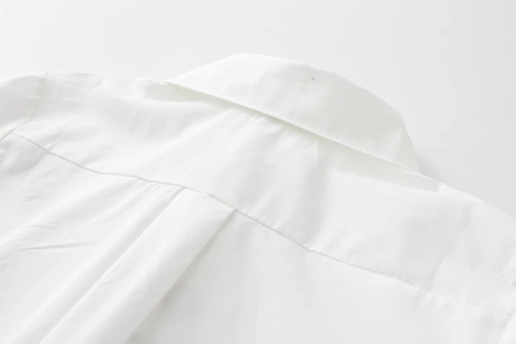 Japanese Mori Girl Autumn Spring Women Shirt Cute Kawaii Cat Footprint Bow School Uniform Preppy Style Anime White Blouse
