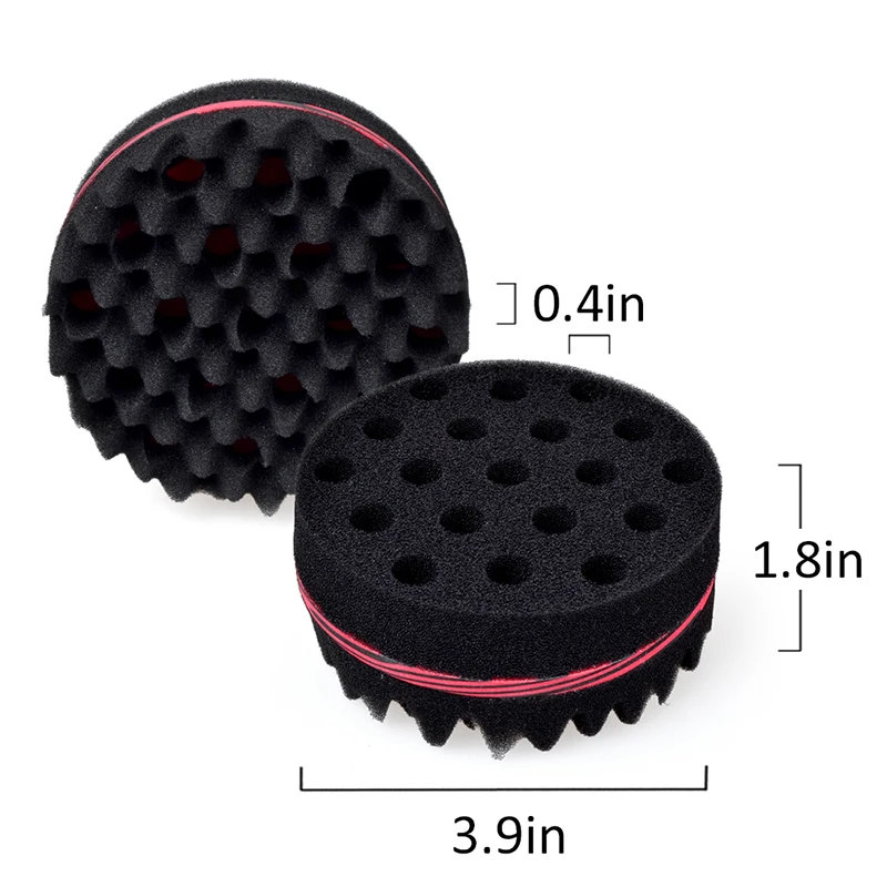 Волнообразная губка для создания естественной завитой прически "African Multi-Side Side Braided Twisted Hair Styling Tool".
