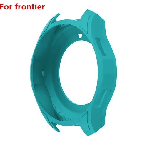 Dark green frontier Силиконовый чехол для samsung gear S3 Frontier Galaxy watch 46 мм чехол для смарт часов крышка Спортивная защитная рамка защитная оболочка - Цвет ремешка: Dark green frontier