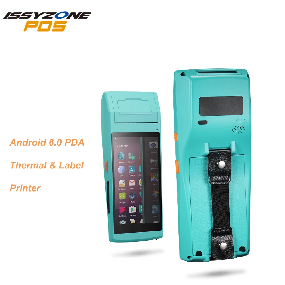 ISSYZONEPOS Android КПК Handhled компьютер POS терминал 58 мм Термопринтер этикеток wifi Bluetooth NFC 3g FRFE SDK сборщик данных
