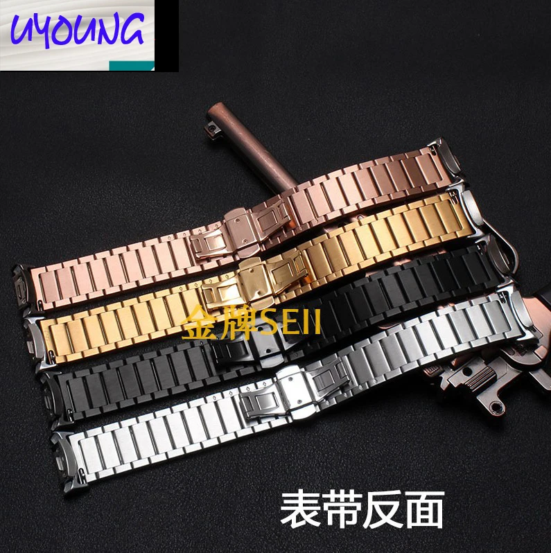 Спортивный ремешок UYOUNG для часов Samsung Gear S2 R720 из нержавеющей стали | Наручные часы