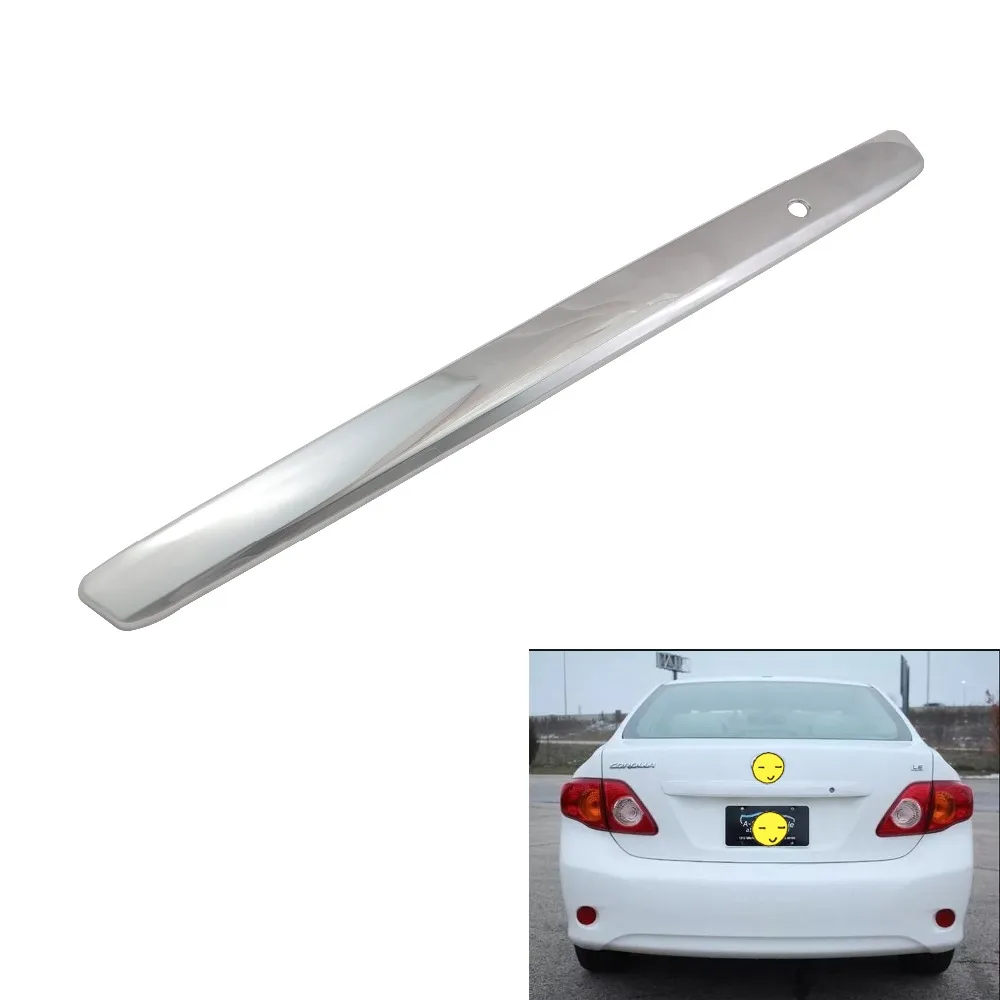 Abs Хромированная литьевая крышка багажника для Toyota Corolla 2008 2013 E140|Обивка багажника|
