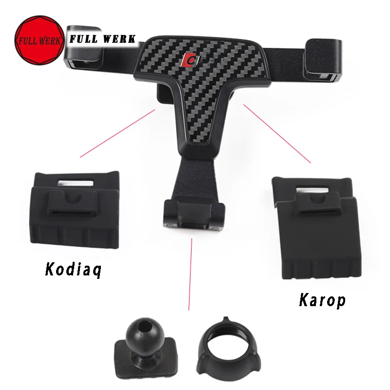 ABS автомобильный гравитационный датчик держатель для телефона кронштейн Skoda Kodiaq