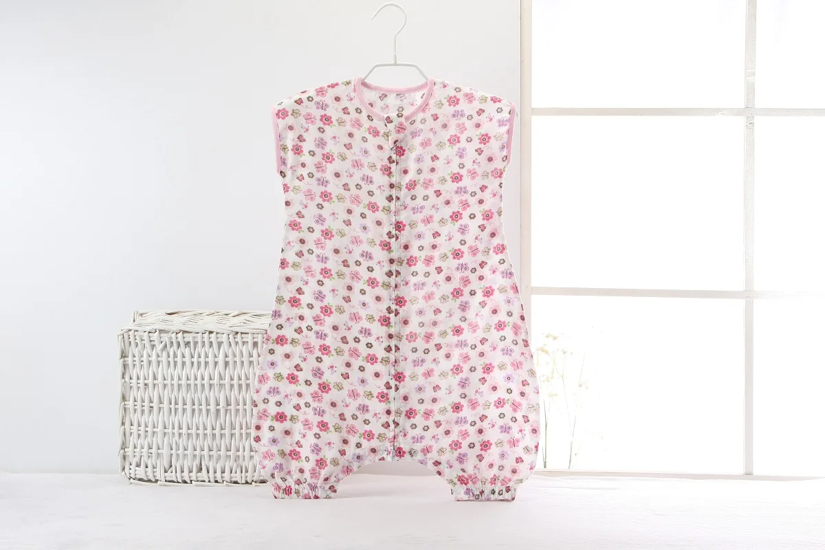 Muslin Cotton Baby Thin Slumber Sleeping Bag Cotton toddle Sleep Sack Cute Cartoon Sleep Bag children Kick Quilt