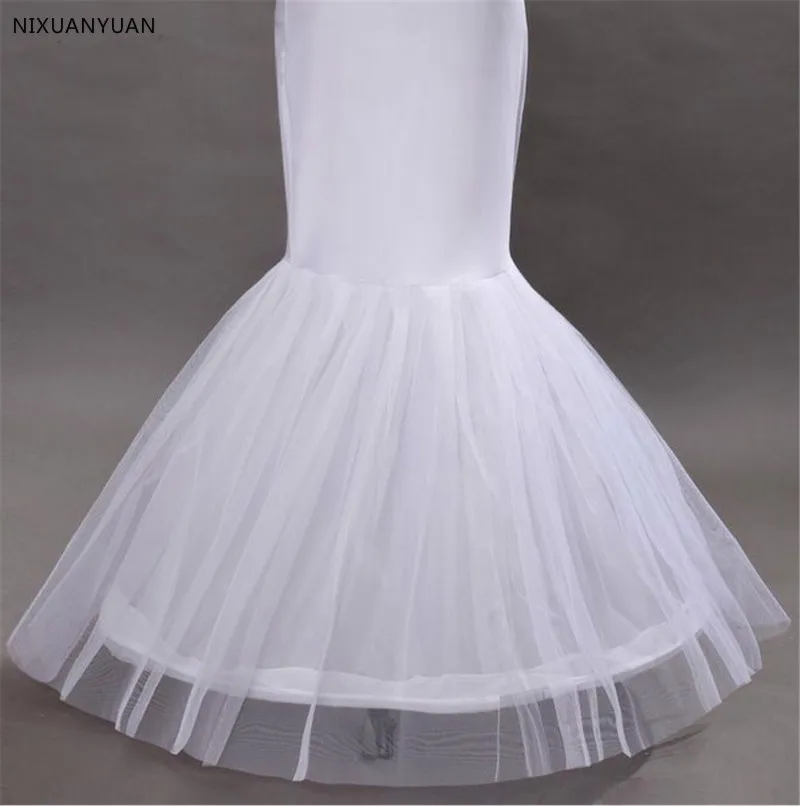 Mermaid Petticoat Fishtail Style Crinoline Elastic Waist Wedding Dress Trumpet Underskirt |
