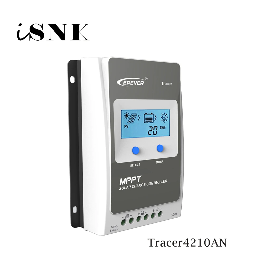 Tracer4210AN 40A MPPT контроллер солнечного заряда батарея зарядное устройство