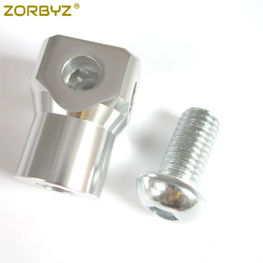 ZORBYZ серебристый Нижний Кронштейн для фары мотоцикла держатель кронштейн