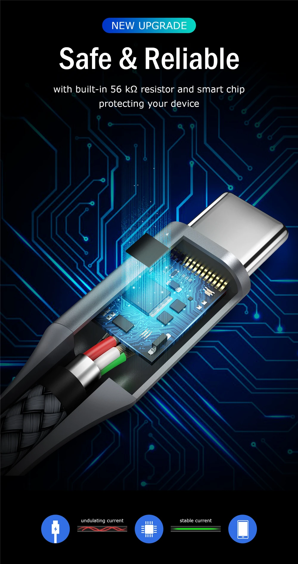 TIEGEM 3A USB C кабель для huawei mate 20 Pro usb type C кабель передачи данных для быстрой зарядки для Xiaomi Mi 8 Oneplus 6 5T USB C шнур зарядного устройства