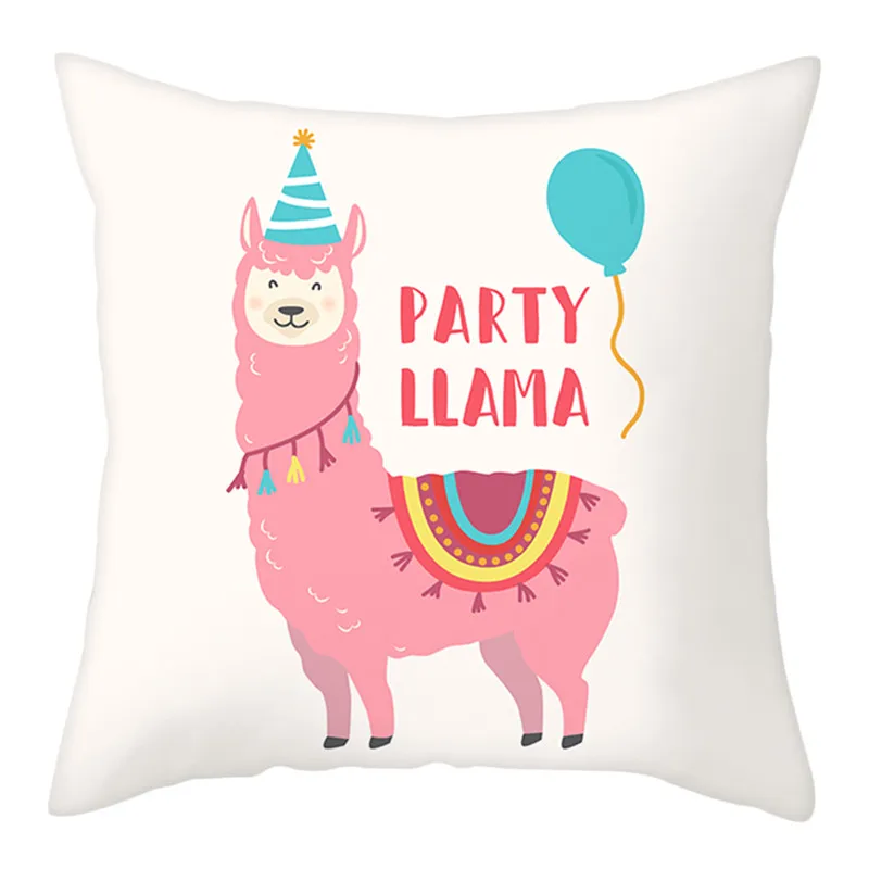 PC10239 Fuwatacchi LLAMA queen Наволочка для подушки с животным принтом наволочка из полиэстера для домашнего дивана декоративная наволочка - Цвет: PC10239