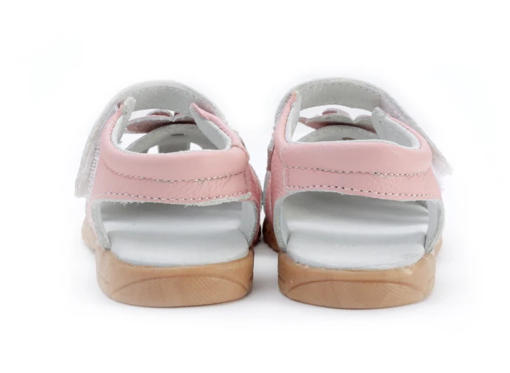 Сандалии Детские с закрытым носком мягкая кожа детская летняя обувь популярные в