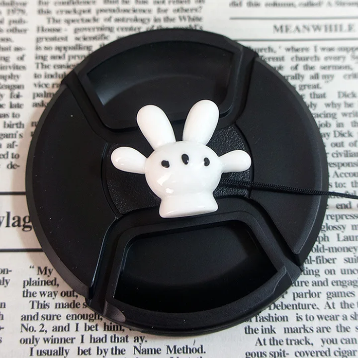 Оптовая продажа 20 шт. Универсальный объектив Кепки держатель 3D мультфильм для Canon