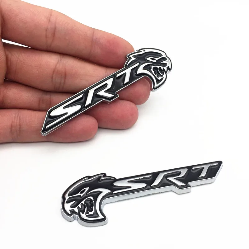 2 шт./компл. Металлическая черная красная эмблема значок-наклейка для Jeep SRT8 Charger SRT4