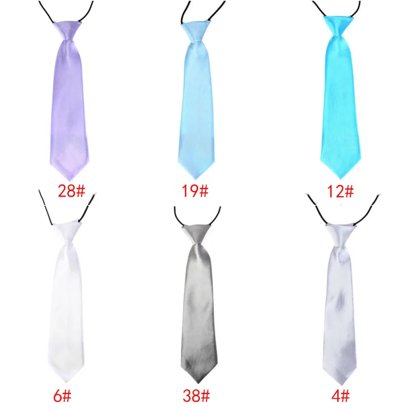 Новинка 2020 30 цветов модный Школьный Галстук для мальчиков детский Свадебный