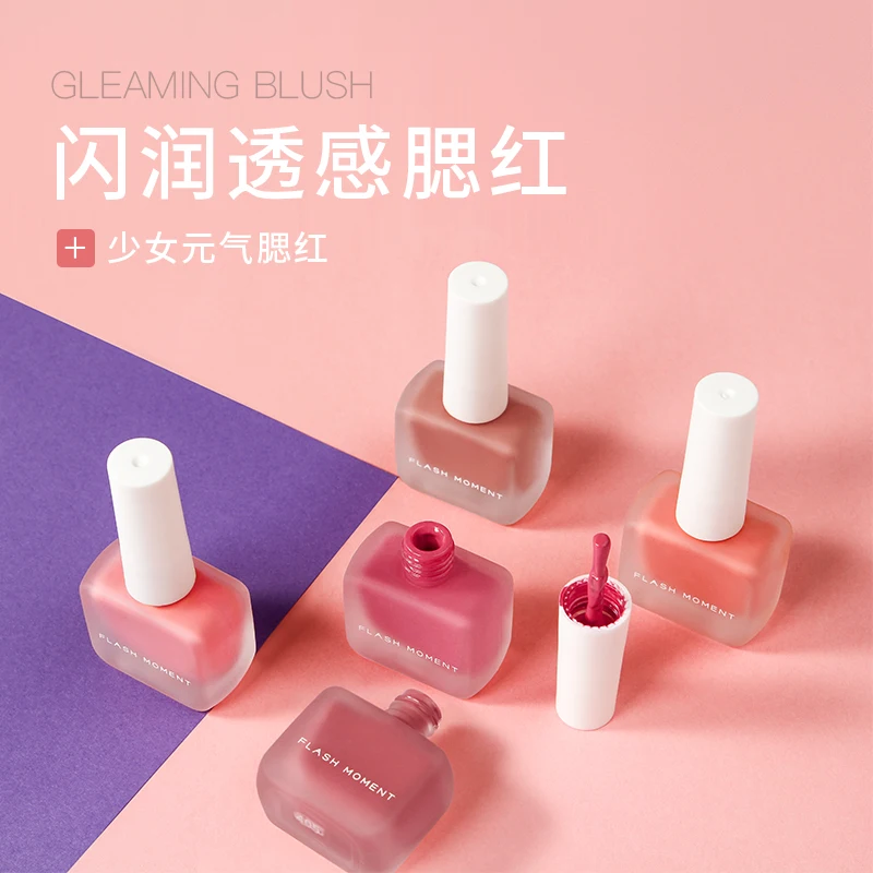 Профессиональные Жидкие Румяна Матовые бархатные долговечные хайлайтеры