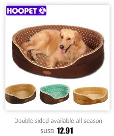 HOOPET Pet Big Dogs Autumn and Winter Wear Warm Clothes Walking Dress Two Feet