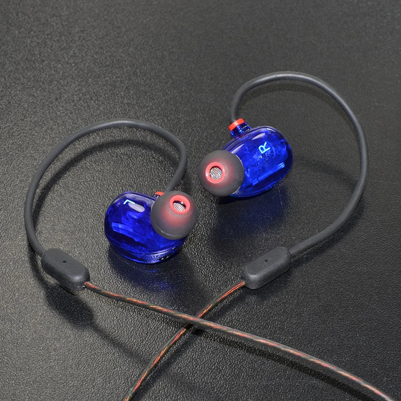 KZ ZS2 двойные динамические наушники с шумоподавлением стерео вкладыши крючками HiFi