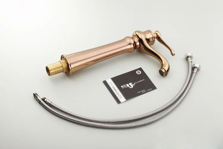 Бесплатная доставка акция кран для бассейна на бортике из розового золота воды с