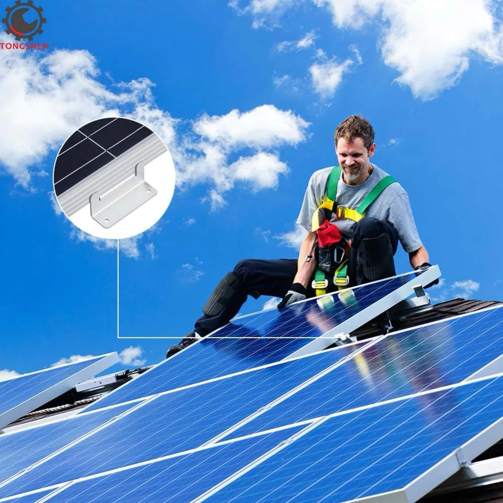 Монтажные кронштейны для панели солнечных батарей Z с гайками и болтами крыши