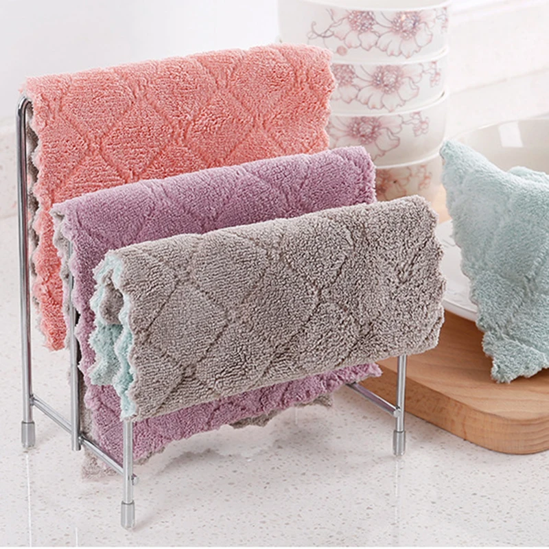 ONEUP домашнее кухонное полотенце для воды рассасывающаяся Ткань очистки стекла