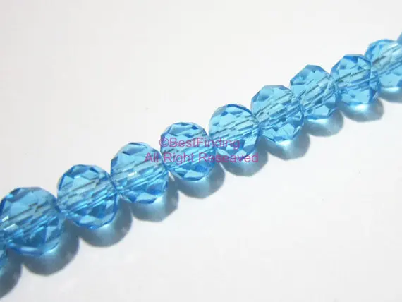 4x3mm Peacock faceted crystal beads oval glass BKCB12 | Украшения и аксессуары