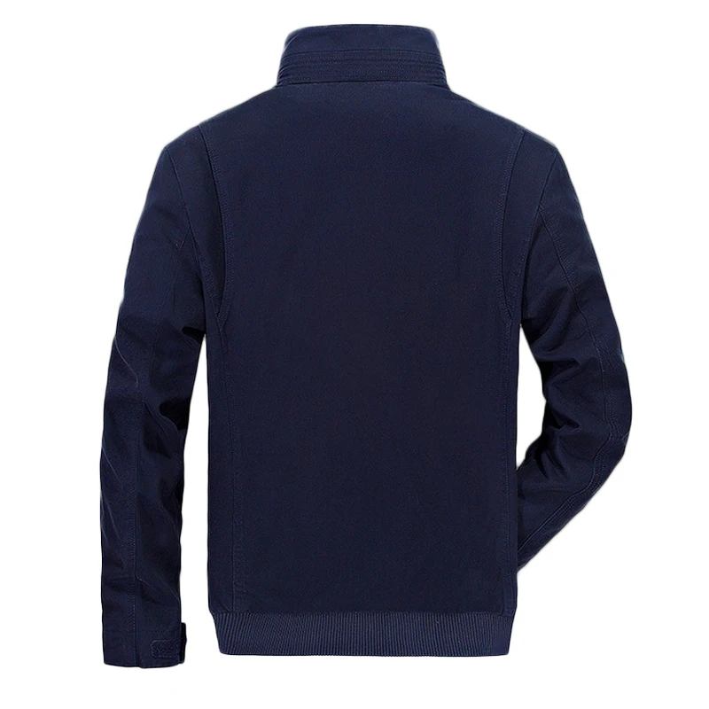Uniqstore осень Для мужчин s куртка плюс 4XL Размеры свободные хлопковые военные