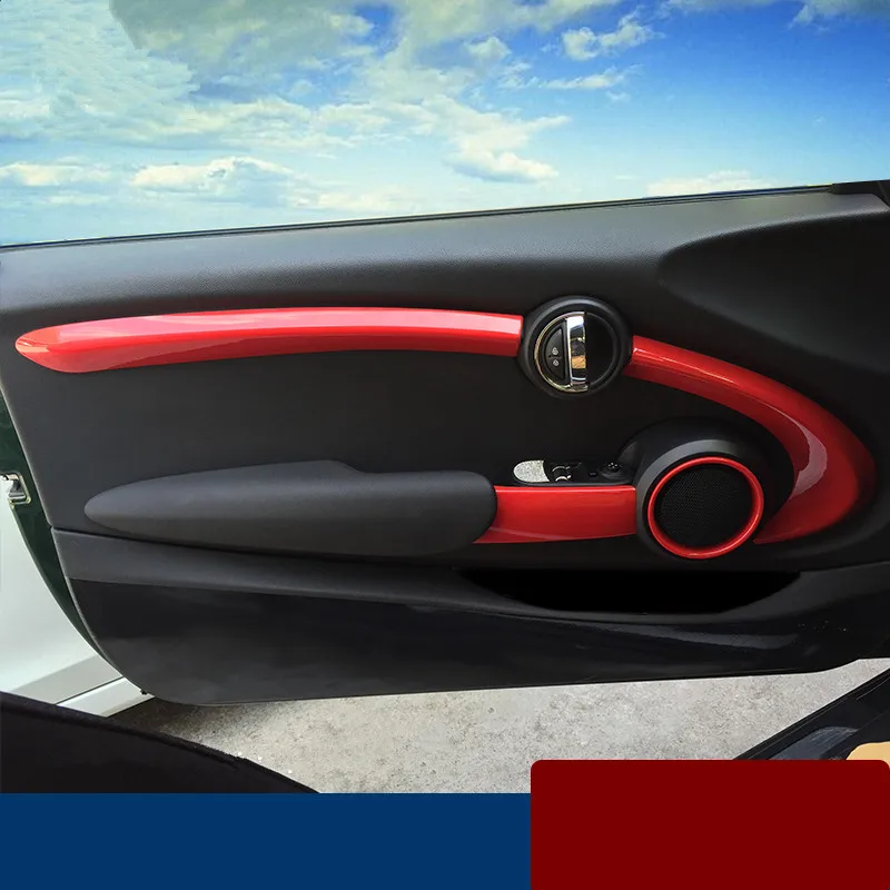 ABS автомобильные интерьерные двери молдинг планки Стайлинг наклейка крышка для