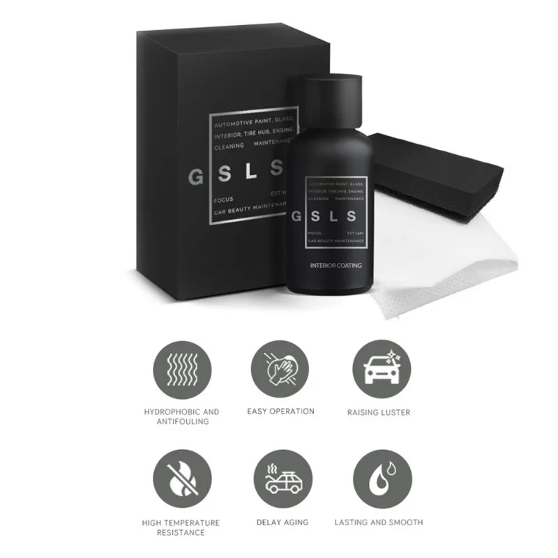 

GSLS Car Effective Prevent Cracking Fading Leather Maintenance Cleaner For Auto Interior Cleaner Rubber Care