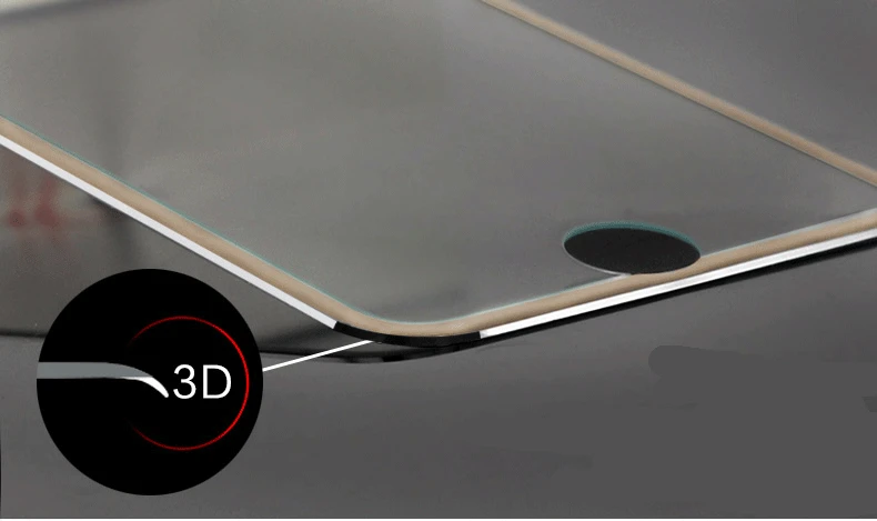 Защитный чехол из закаленного стекла для iPhone X алюминиевого сплава 6S 6 7 8 Plus 5 3D