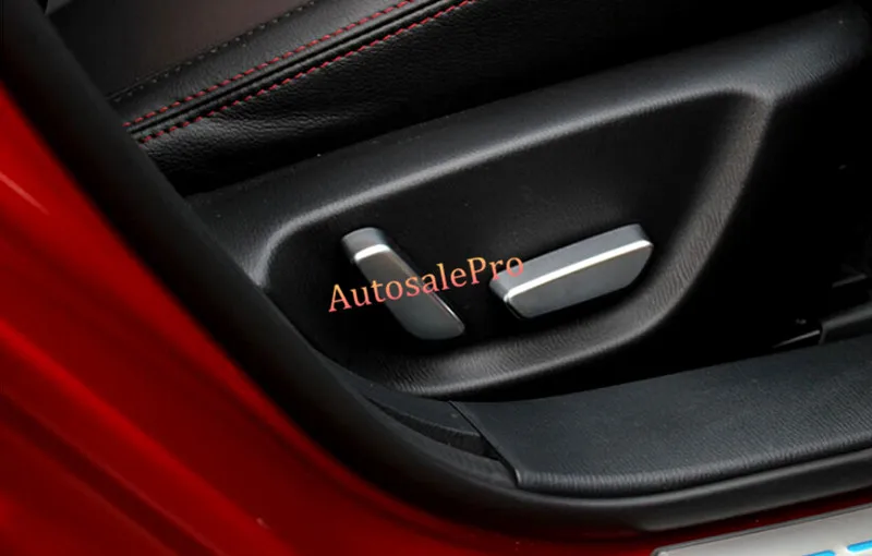 Накладка для кнопки регулировки сиденья автомобиля матовая хромированная с