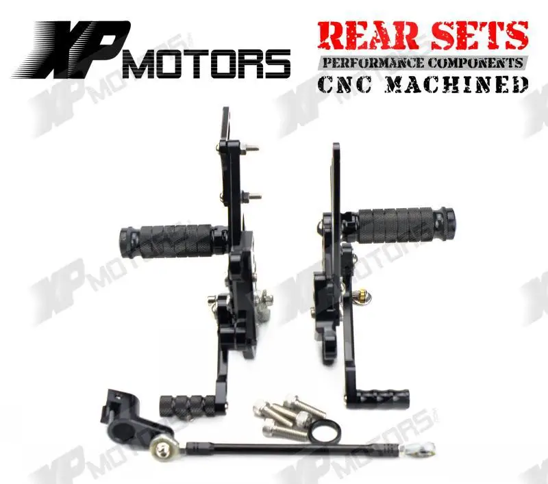 ЧПУ гоночный регулируемый задний набор задние комплекты колышки для ног Aprilia RSV4