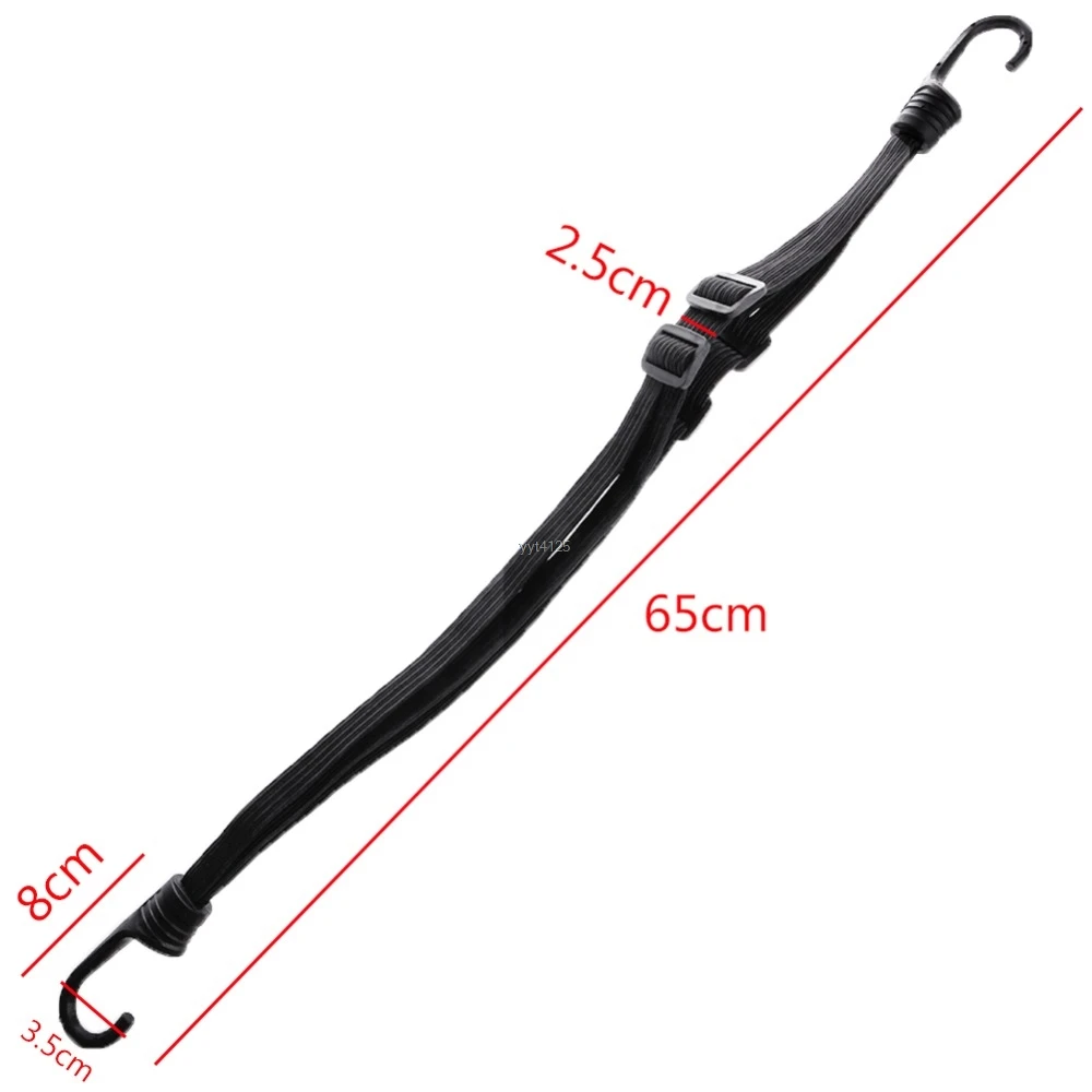 

Motorcycle Flexible Retractable Helmet Luggage Elastic Rope Strap With 2 Hooks 1PC wholesale G6KC