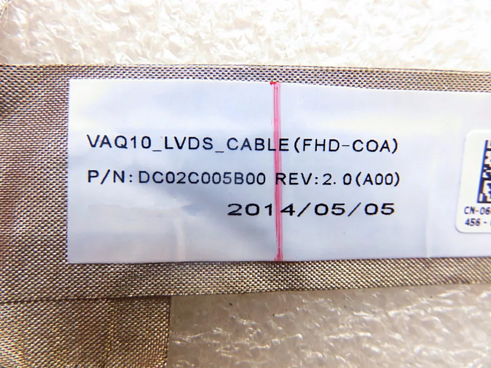 new original for dell Precision M4800 LCD CABLE VAQ10 LVDS DC02C005B00 CN-06G4XC 06G4XC 6G4XC | Компьютеры и офис