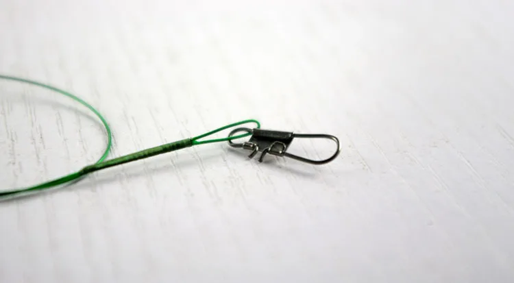 14 кг тяговое Нержавеющая сталь Рыбная ловля ведущий провод быстрой смены