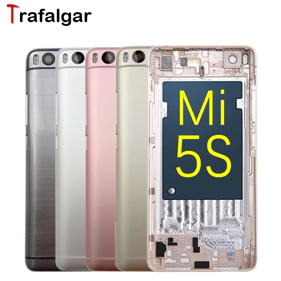 Для Xiaomi mi 5s задняя крышка батарейного отсека задняя дверь корпус чехол для Xiaomi mi 5s Крышка батарейного отсека mi 5s средняя панель сменная рамка