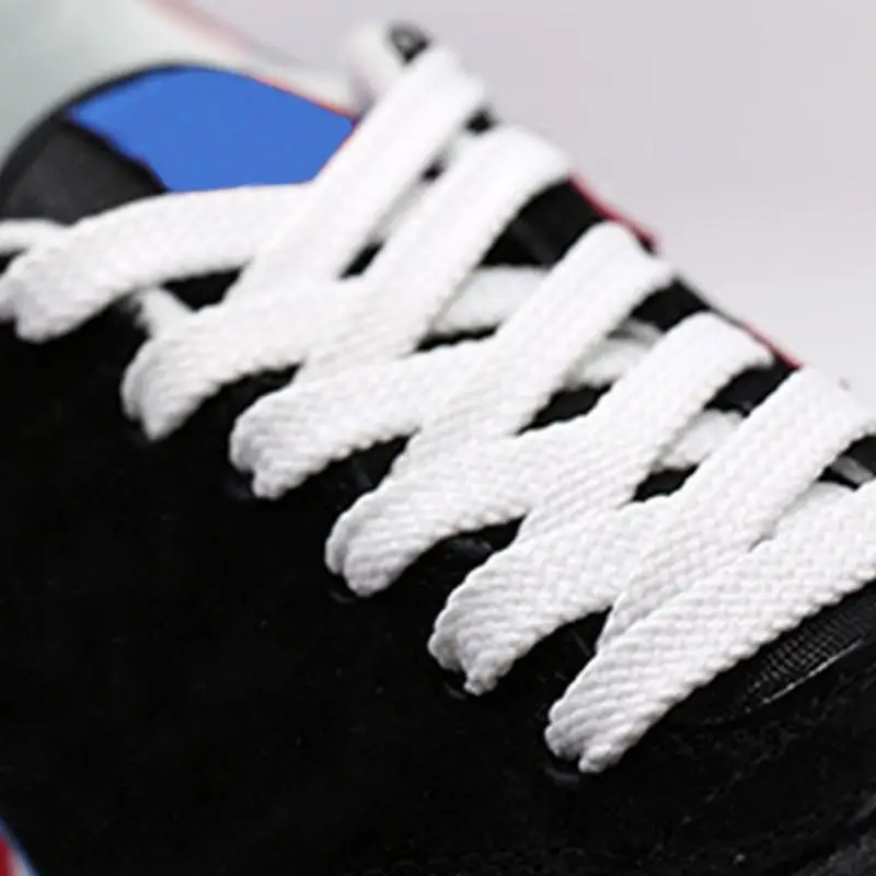 100cm High Quality Polyester Fashion Sports Casual Shoe Lace Wide Shoelaces All Shoe Types Trainer Boot Shoes Tools