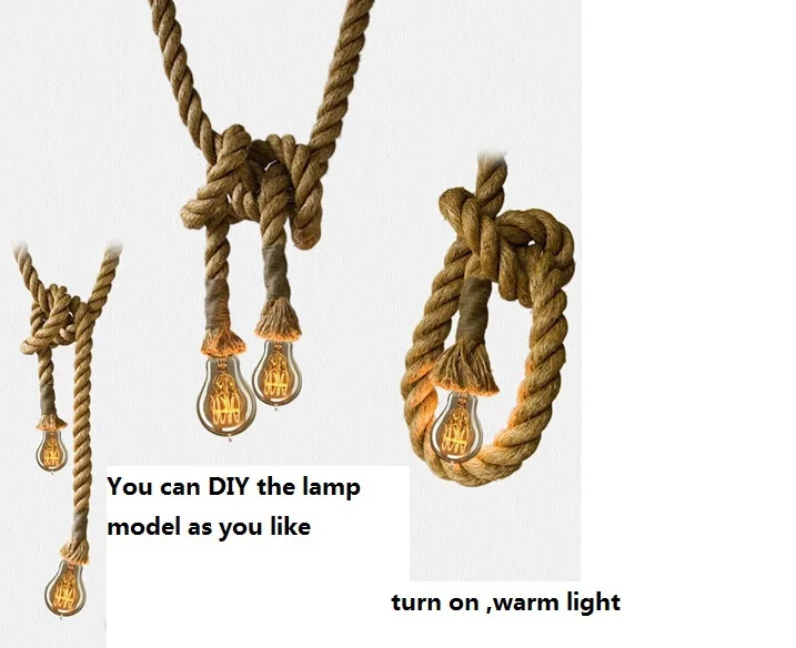 Винтажный Ретро подвесной светильник Эдисона в стиле лофта для гостиной + черная