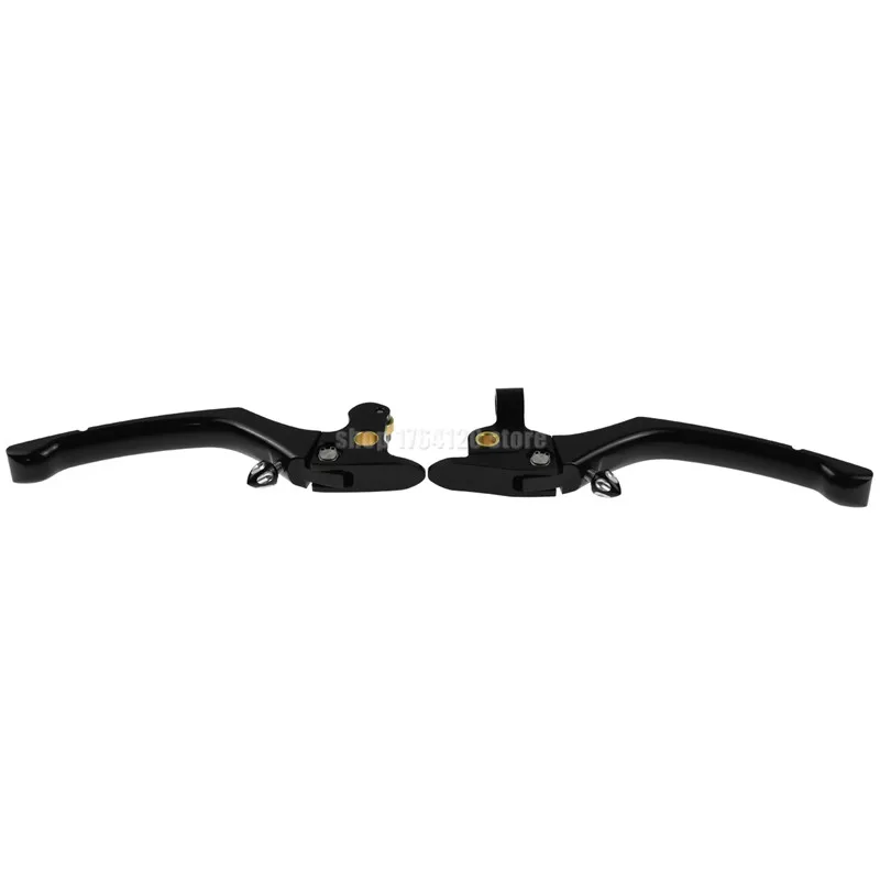 Комплект рычагов сцепления и тормоза черный/Хромированный регулятор для Harley