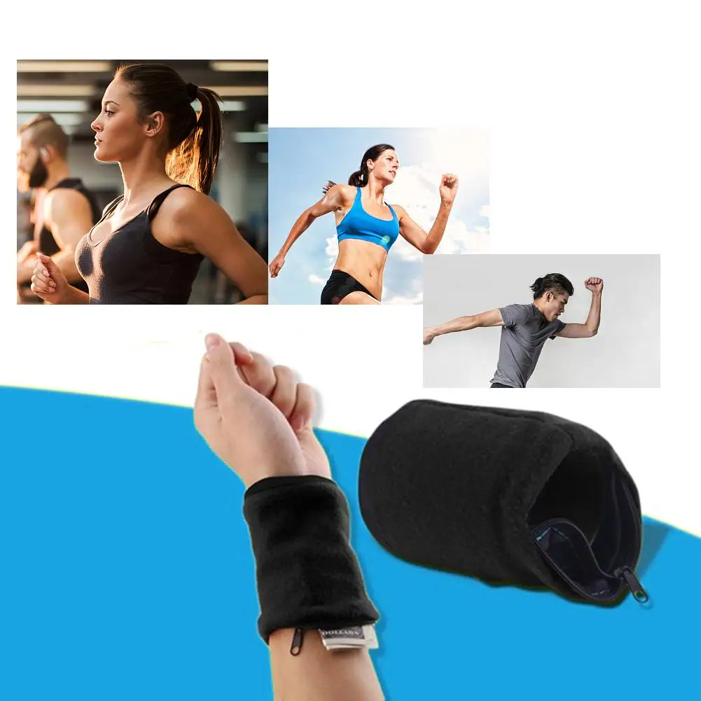 

Sports Outdoor Wrist Bag Sports Zipper Wool Bag Travel Bag Gym Wallet Sports Wrist Protection Package Outdoor Camping Multi-tool