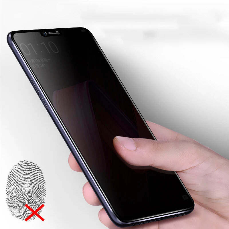 Анти шпионская Защита экрана для OPPO A3 A5 A3S R15 Pro R9 R9S Plus шпион R11 R11S закаленное