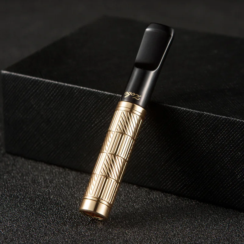 Роскошный металлический фильтр для сигарет унисекс рециркуляции моющийся