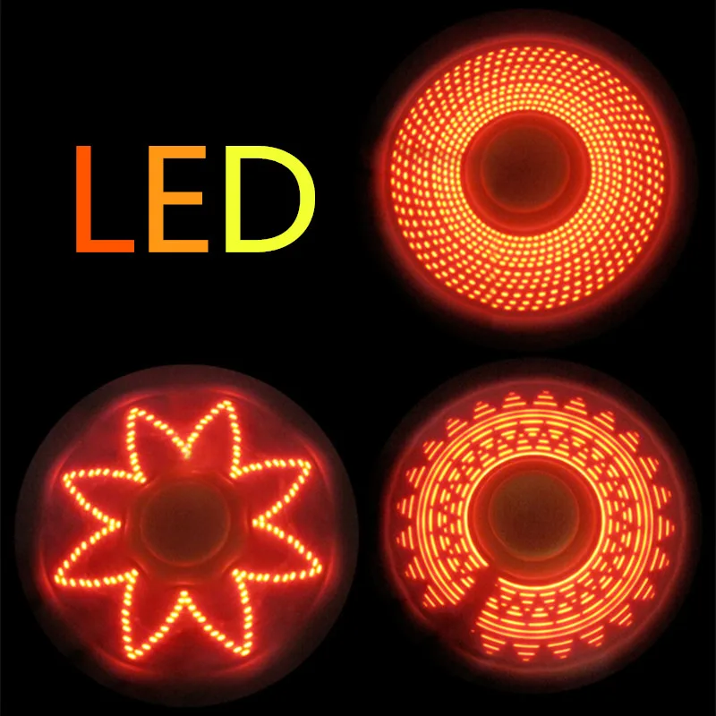 спинер 11 различных моделей свет Непоседа счетчик палец пластиковые EDC руки Spinner